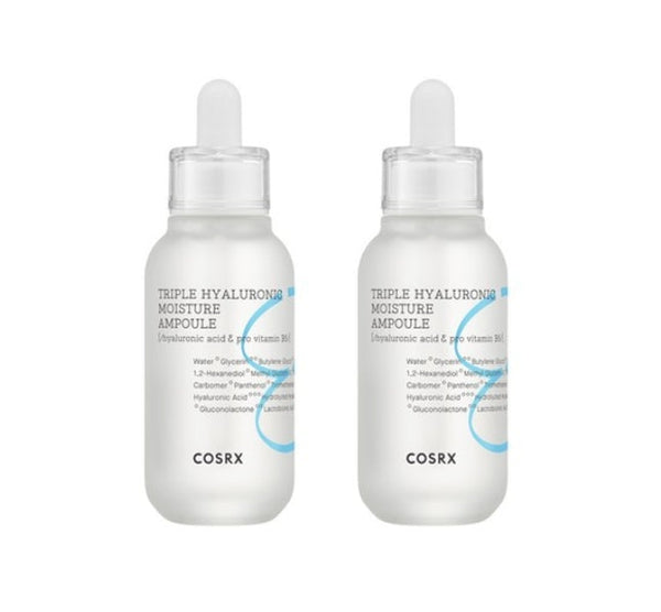 2 x COSRX Hydrium Triple Hyaluronic Moisture Ampoule 40ml from Korea