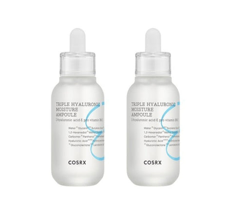 2 x COSRX Hydrium Triple Hyaluronic Moisture Ampoule 40ml from Korea