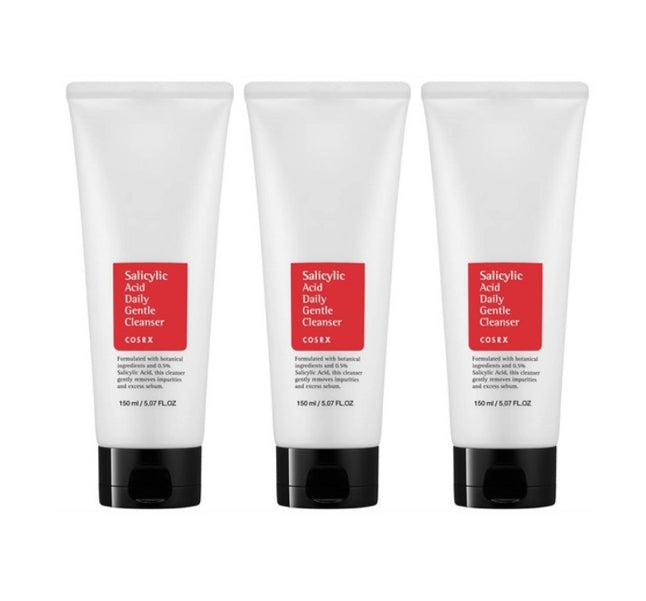 3 x COSRX Salicylic Acid Daily Gentle Cleanser 150ml from Korea