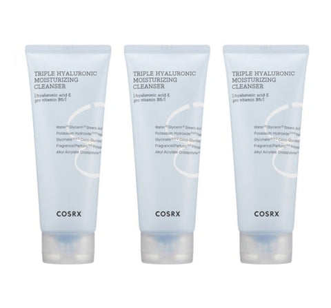 3 x COSRX Triple Hyaluronic Moisturizing Cleanser 150ml from Korea