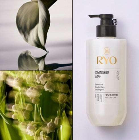 Ryo New Sensitive Scalp Care Shampoo 480ml from Korea